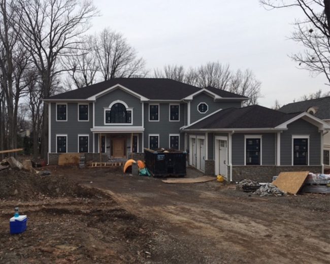 New Home Under Construction in Englewood NJ