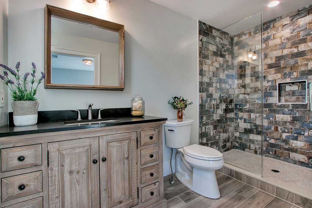 Contemporary Rustic Bathroom Design, Rustic Bathroom Ideas Photo Gallery